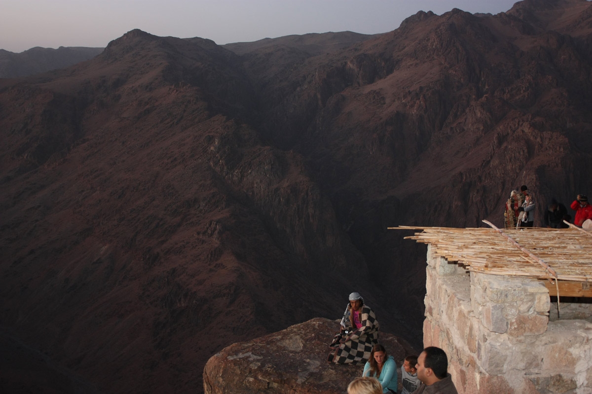 58. Egypt. Mount Sinai. View from the summit.