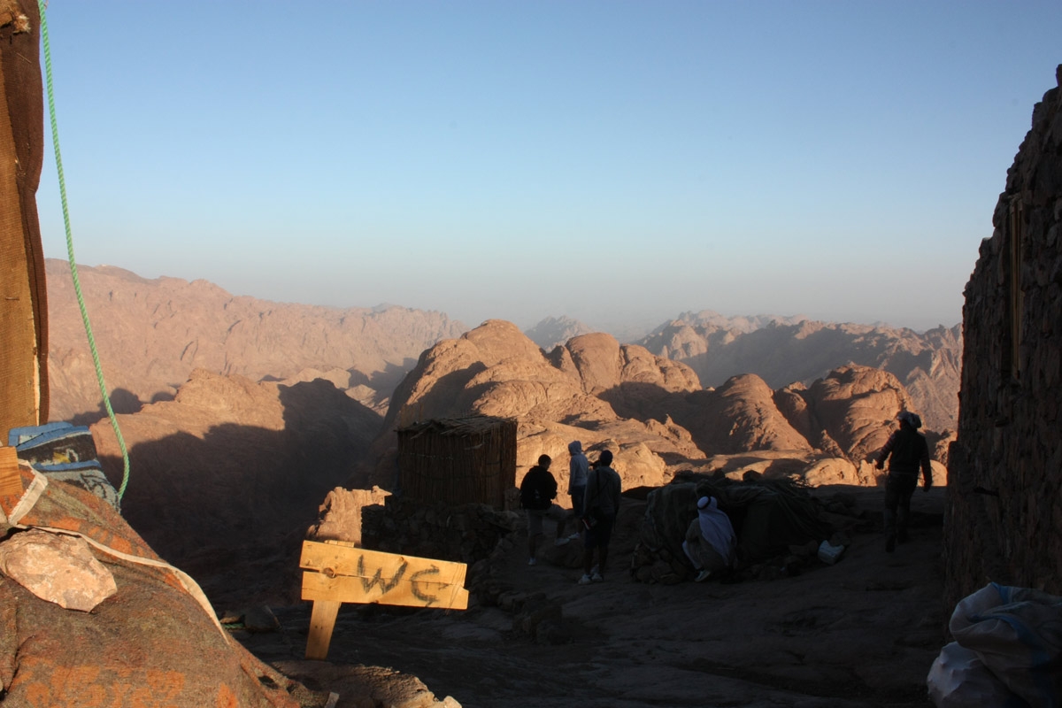 66. Egypt. Mount Sinai. View from the summit.