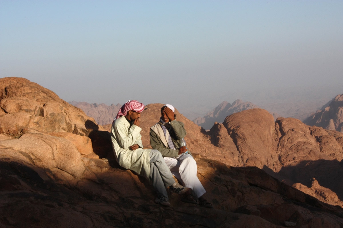 68. Egypt. Mount Sinai.  Bedouins